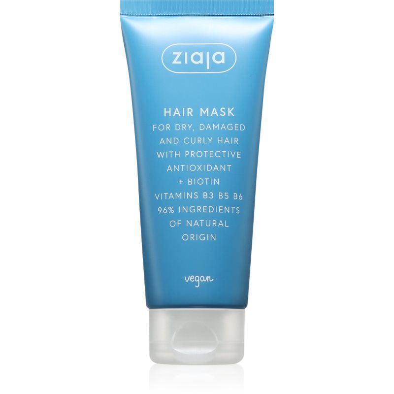 Ziaja Hair Antioxidant Care Hair Mask for Damaged, Dry, Colored, or Curly Hair
