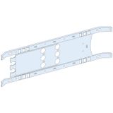 Schneider Electric LVS03411 PrismaSeT-P, montageplaat, Compact NSX/NSX Vigi100-250 3-polig, tuimelaar, vaste inbouw, horizontaal, breedte=650 mm, hoogte=3