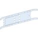 Schneider Electric LVS03411 PrismaSeT-P, montageplaat, Compact NSX/NSX Vigi100-250 3-polig, tuimelaar, vaste inbouw, horizontaal, breedte=650 mm, hoogte=3