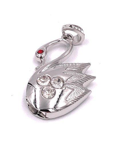 H-Customs Swan Zilver Metaal USB Stick Flash Drive 8GB 16 GB 32 GB USB 2.0