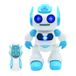 LEXIBOOK Powerman Shoot: robot programmable avec télécommande, fonctions danse, musique et disques en mousse
