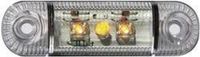 SecoRüt Feux de position Feux de position Latéral 12 V, 24 V Orange Verre clair