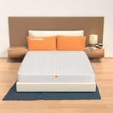MiaSuite Matras voor slaapbank, 140 x 200 x 14 cm, Frans, opvouwbaar, medisch hulpmiddel, lente