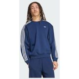 ADIDAS ORIGINALS Sweatshirt 'Adicolor' donkerblauw / wit