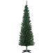Sapin de Noël artificiel 1,8 m vert avec support et décoration de houx, arbre de Noël synthétique résistant.