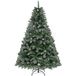 YITAHOME Kunstkerstboom met sneeuw en dennenappels, 182 cm