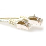 ACT Ivoor 15 meter LSZH SFTP CAT6A patchkabel snagless met RJ45 connectoren