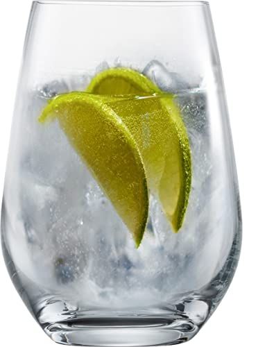 SCHOTT ZWIESEL Gin Tonic Bar Special Set van 4 longdrinkglazen voor gin tonic, vaatwasmachinebestendig, gemaakt in Duitsland (artikelnummer 130003), kristal