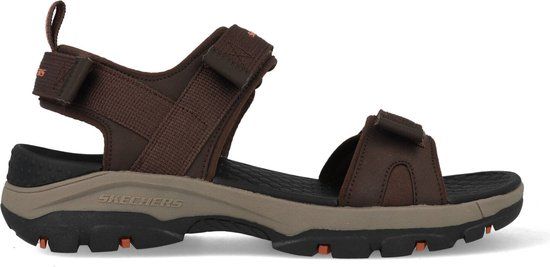 Skechers Tresmen Sandalen Heren Bruin Maat 45 - Klittenband