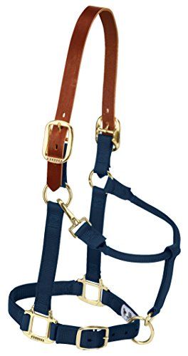 Weaver Leather Verstelbare Breakaway Nylon Paard Halter - Marine - Pony