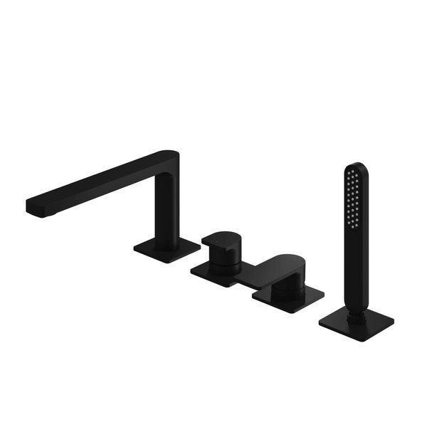 Hotbath Gal GL073 Badrandcombinatie Mat Zwart | Met Handdouche