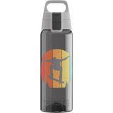 Sigg Tritan-drinkfles, Total Color One Skate, geschikt voor koolzuurhoudende dranken, vaatwasmachinebestendig, lekvrij, licht, BPA-vrij, antraciet, 0,6 l