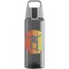 Sigg Tritan-drinkfles, Total Color One Skate, geschikt voor koolzuurhoudende dranken, vaatwasmachinebestendig, lekvrij, licht, BPA-vrij, antraciet, 0,6 l