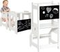 HOMCOM Cuisine d'enfant - MDF - 42x44x86cm - Blanc