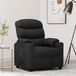 Maison Exclusive Fauteuil électrique, noir, rembourré