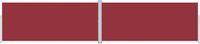 vidaXL Windscherm uittrekbaar 220x1000 cm rood