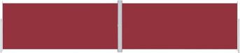 vidaXL Windscherm uittrekbaar 220x1000 cm rood