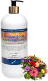 Claudius Cosmetics B.V. Massageolie Duizendbloemen 1 liter met gouden pomp
