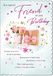 Traditionele Piccadilly Greetings Traditionele Verjaardagskaart Vriend - 9 x 6"