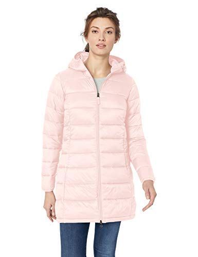 Amazon Essentials Lichtgewicht Waterbestendig Packable Puffer Coat Down Alternatief, Lichtroze