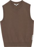 WE Fashion Jongens gilet met embleem