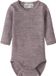 NAME IT NBFWANG WOOL NEEDLE LS BODY SOLID NOOS - Bébé - Body - Toadstool - 62