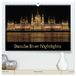 Danube Calvendo Danube River Nightlights (High Quality Premium Wall Calendar 2027 DIN A2 landscape)