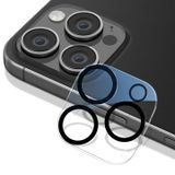 Lippa iPhone 16 Pro/16 Pro Max Protecteur de lentille d'appareil photo - 9H - Transparent / Noir