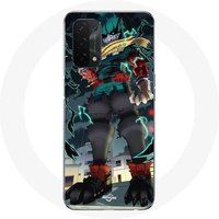 Maniacase Etui Oppo A54 5G Izuku Midoriya, Deku, One For All, My Hero Academia Anime