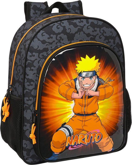 Naruto Rugzak - Shonen - Zwart - 38x32x12 cm - Polyester