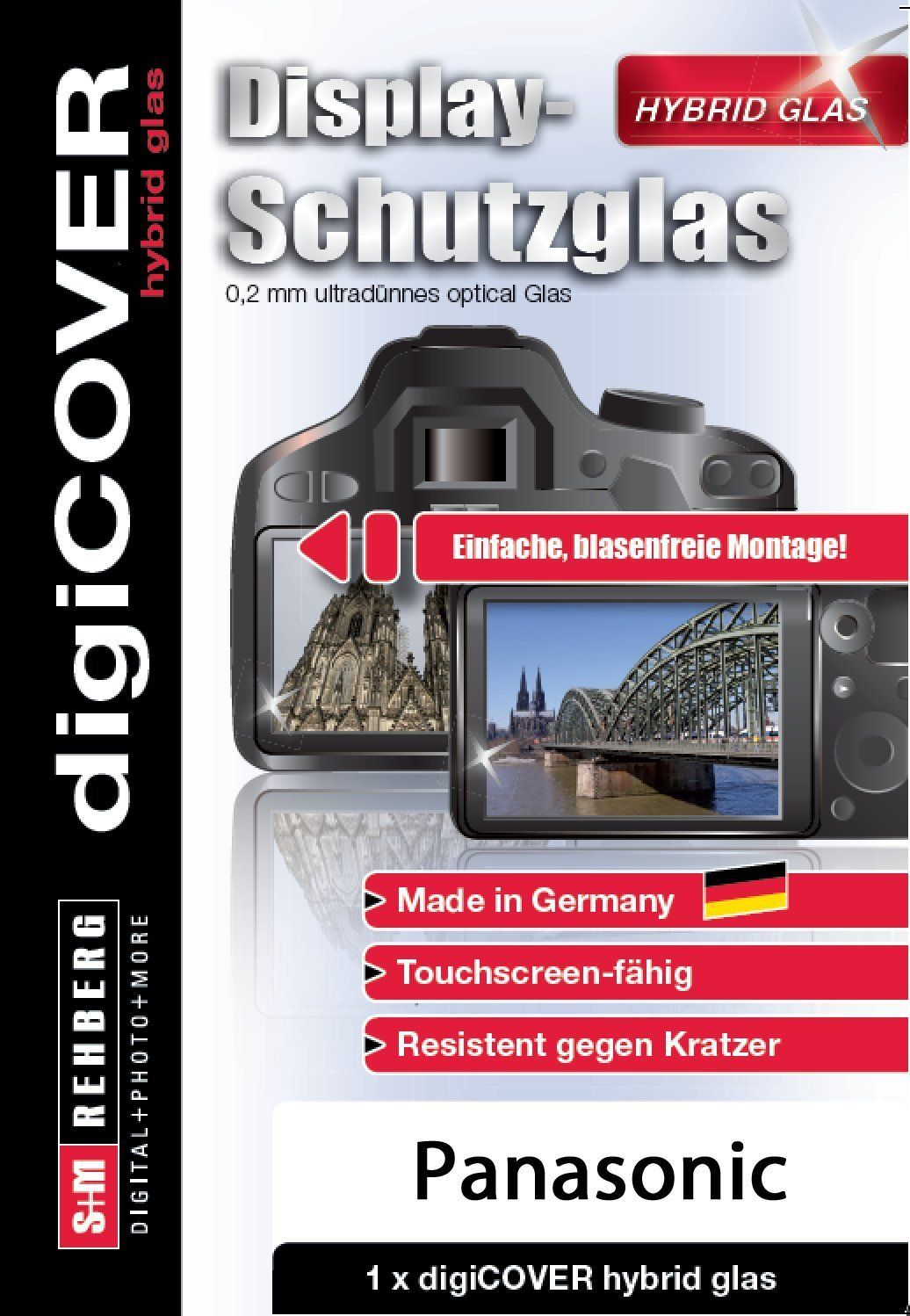 DigiCover G4029 Screenprotector - Camera - DMC-GF7 - Glas - Transparant