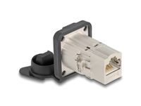 Delock 67061 tussenstuk voor kabels RJ45 Zilver