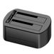 CoreParts basisstation voor opslagstations Zwart