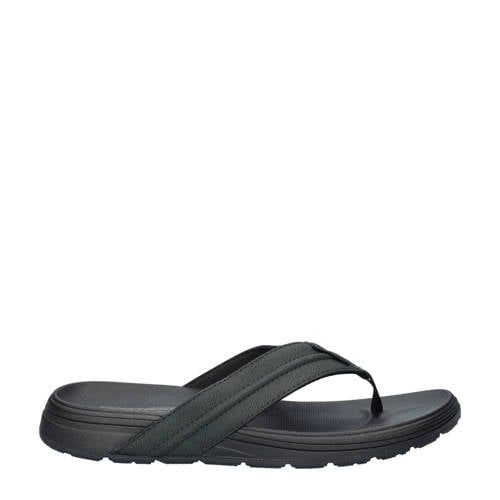 Skechers teenslippers zwart