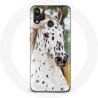 Maniacase Etui voor Huawei P20 Lite Appaloosa Wit Paard