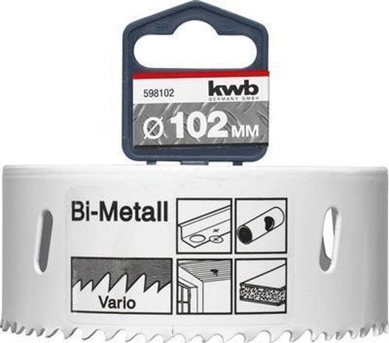 KWB Gatenzaag HSS Bi-metaal 598-102 - Ø 102 mm