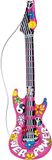 Finidi Hippie Gitaar Opblaasbaar Roze Kunststof 105 cm Unisex