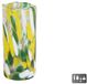 Merkloos Theelicht Dots L glas 5,5x5,5x12cm