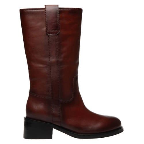 Copenhagen Shoes My Good Vibes leren halfhoge laarzen cognac