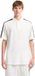 Armani Exchange Short Sleeve Polo Shirt with Shoulder Stripes - White