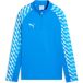 PUMA teamLIGA26 Training 1/4 Zip Top Jr Sweat Jackets; 140, Electro Royal White-Electro Royal
