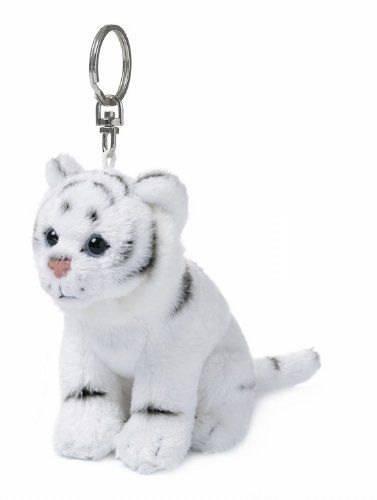 WWF Plush Tiger Key Ring White 10 cm - 8712269002887