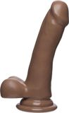 Doc Johnson Slim D Realistic Firmskyn Dildo With Balls 6 / 15 Cm Brown