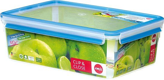 Emsa Clip & Close Vershouddoos 5,5 L Transparant Kunststof