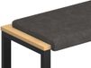 vidaXL - Coussin de banc - Similicuir - Noir - 60 cm