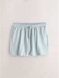 Next - Heren - Short van jersey met textuur - Lichtblauw