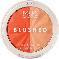 MUA Makeup Academy Matte Blush Powder Duo 8.0g Koraal