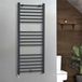 Hudson Reed Sèche-serviettes électrique plat – Anthracite – 120 cm x 50 cm - Avec élément simple câblé – Artle – ECOSO