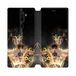 Beschermhoes Oppo Beschermhoes van leer voor Oppo A9 (2020) Manga One Piece Ace, zwart