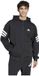Adidas Future Icons 3 Stripes Sweatshirt Met Rits Zwart S